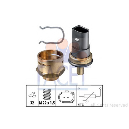 Foto Sensor, temperatura del refrigerante FACET 73278K