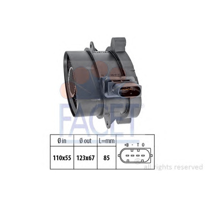 Photo Air Mass Sensor FACET 101005