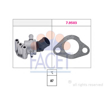 Foto Termostato, Refrigerante FACET 78108