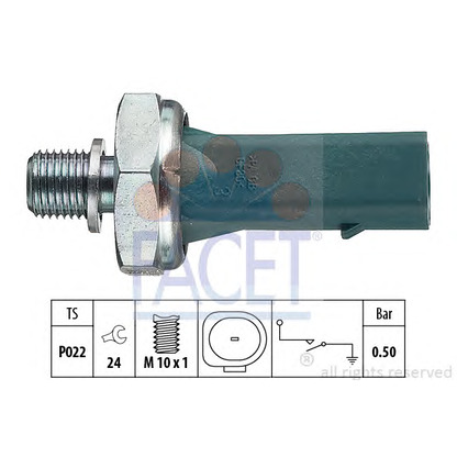 Photo Oil Pressure Switch FACET 70139