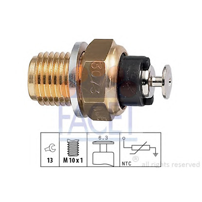 Foto Sensor, temperatura del refrigerante FACET 73073