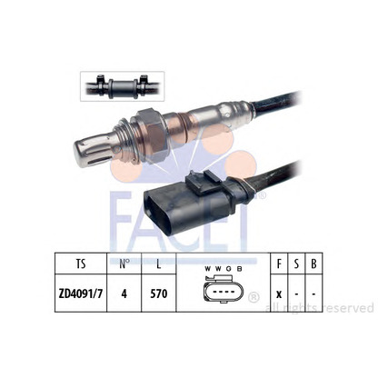 Zdjęcie Sonda lambda FACET 107932