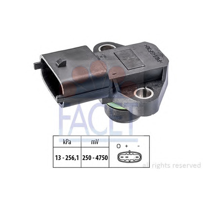 Photo Sensor, intake manifold pressure FACET 103179