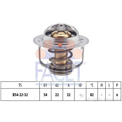 Photo Thermostat, coolant FACET 78305S