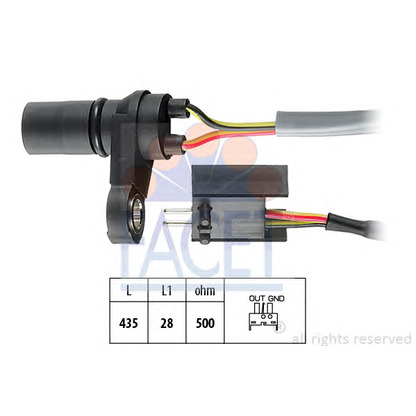 Photo RPM Sensor, automatic transmission FACET 90393