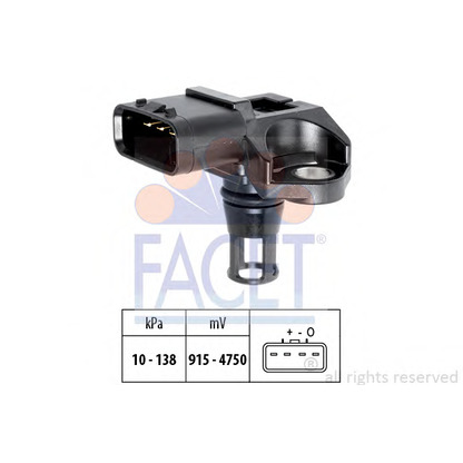 Photo Sensor, intake manifold pressure FACET 103320