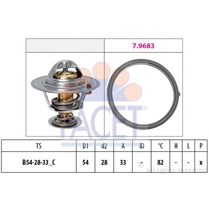 Photo Thermostat d'eau FACET 78726