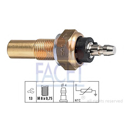 Photo Sonde de température, liquide de refroidissement FACET 73068