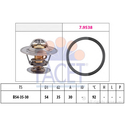 Photo Thermostat, coolant FACET 78279