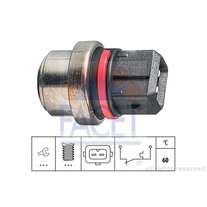 Photo Temperature Switch, coolant warning lamp FACET 74075