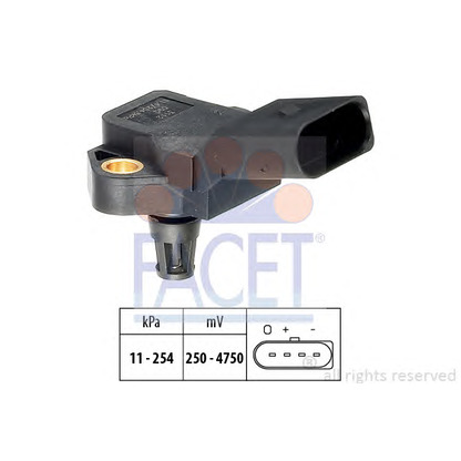 Photo Sensor, intake manifold pressure FACET 103112