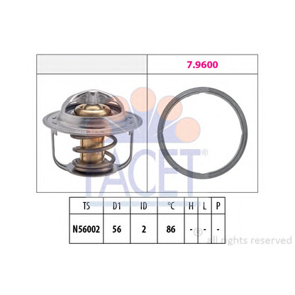 Photo Thermostat d'eau FACET 78949