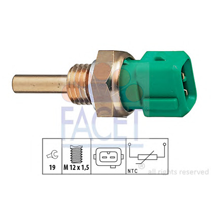 Foto Sensor, temperatura del refrigerante FACET 73211