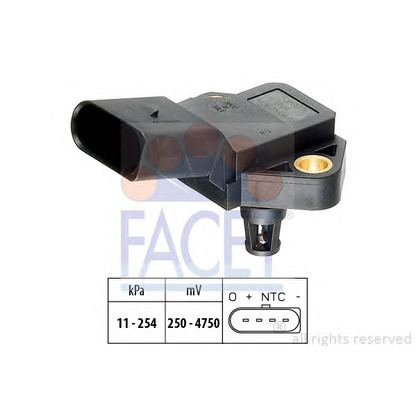 Photo Sensor, intake manifold pressure FACET 103083