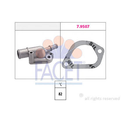 Foto Termostato, refrigerante FACET 78154