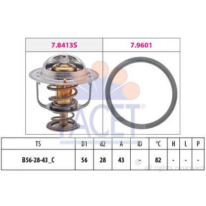 Foto Termostato, Refrigerante FACET 78640