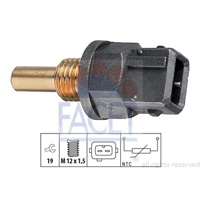 Photo Sensor, coolant temperature FACET 73178