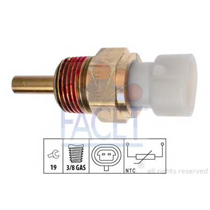 Photo Sensor, coolant temperature FACET 73335