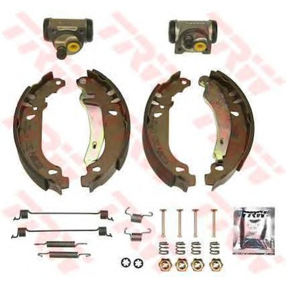 Photo Brake Shoe Set TRW BK1021