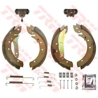 Photo Brake Shoe Set TRW BK1236