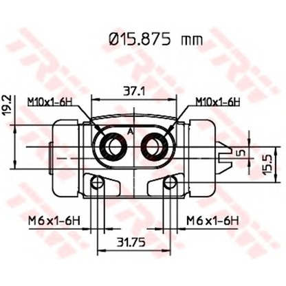 Photo Wheel Brake Cylinder TRW BWB145