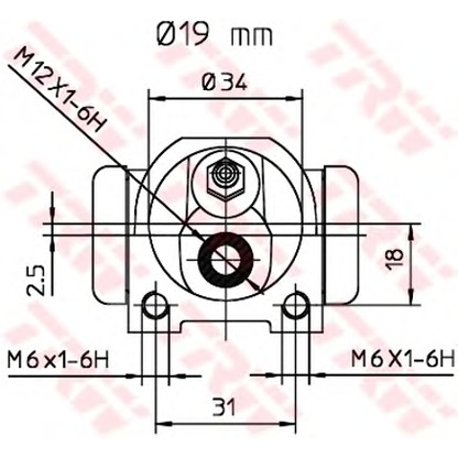 Photo Cylindre de roue TRW BWD126