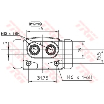 Zdjęcie Cylinderek hamulcowy TRW BWD195