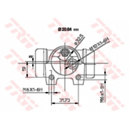 Photo Wheel Brake Cylinder TRW BWF118