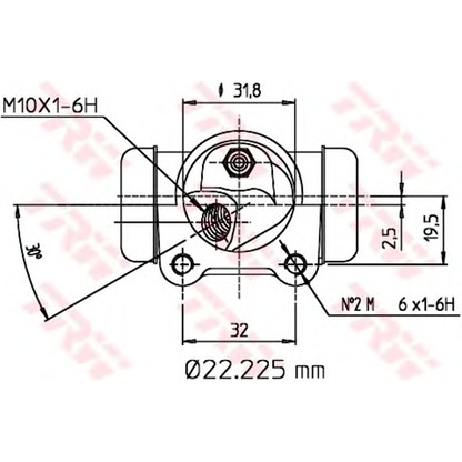 Zdjęcie Cylinderek hamulcowy TRW BWH136