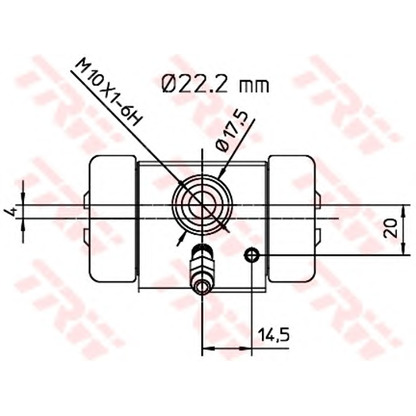 Photo Wheel Brake Cylinder TRW BWH255