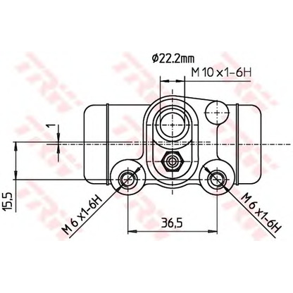 Foto Radbremszylinder TRW BWH300