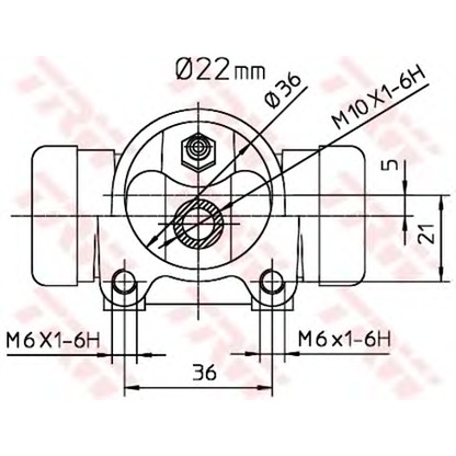 Photo Wheel Brake Cylinder TRW BWH392