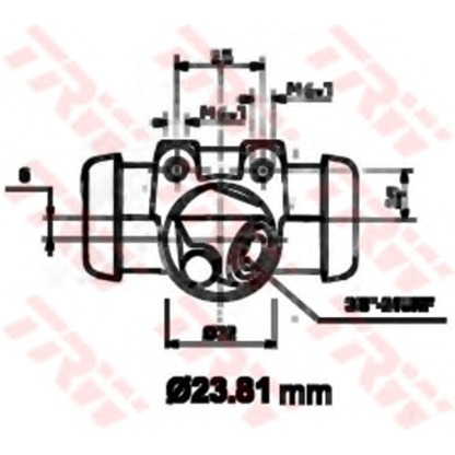 Photo Cylindre de roue TRW BWK117