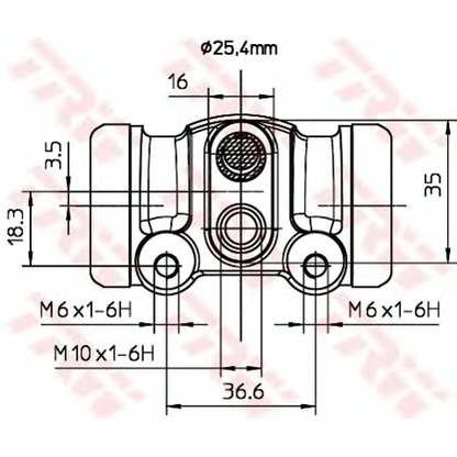 Photo Cylindre de roue TRW BWL287