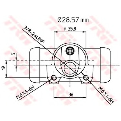 Photo Cylindre de roue TRW BWN131