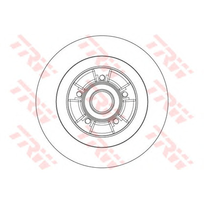 Photo Brake Disc TRW DF6202BS