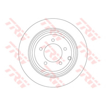Zdjęcie Tarcza hamulcowa TRW DF6326
