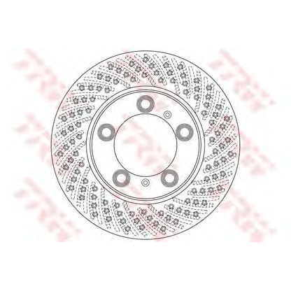 Photo Brake Disc TRW DF6483S