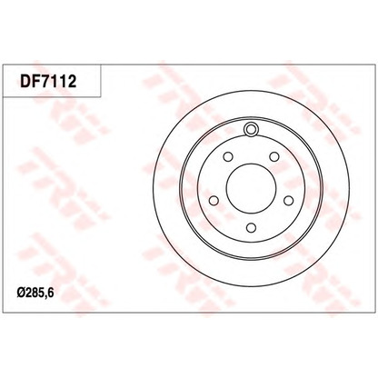 Foto Disco  freno TRW DF7112