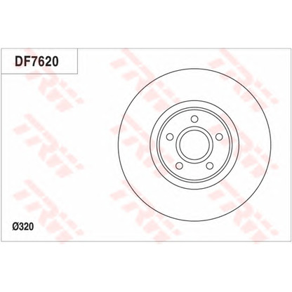 Foto Disco de freno TRW DF7620