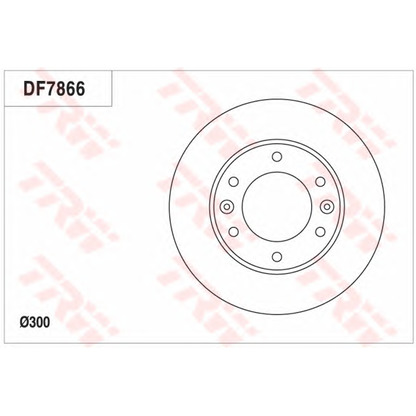 Zdjęcie Tarcza hamulcowa TRW DF7866