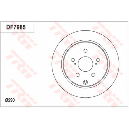 Photo Brake Disc TRW DF7985