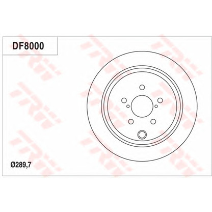 Photo Disque de frein TRW DF8000