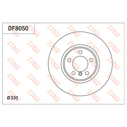 Foto Bremsscheibe TRW DF8050