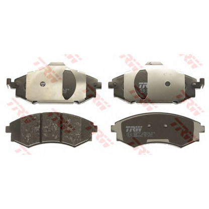 Photo Brake Pad Set, disc brake TRW GDB3256