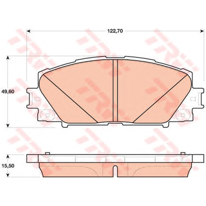 Foto Kit pastiglie freno, Freno a disco TRW GDB4173