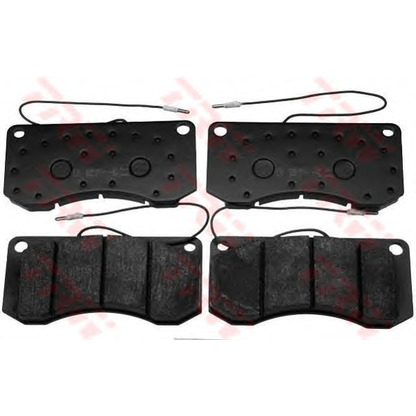 Photo Brake Pad Set, disc brake TRW GDB5051