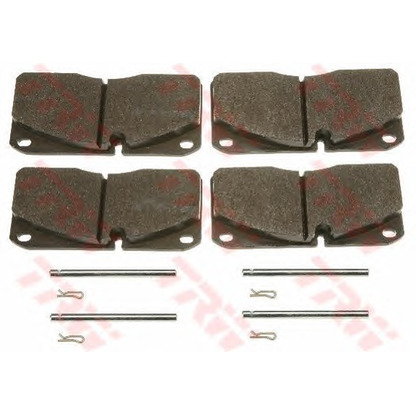 Photo Brake Pad Set, disc brake TRW GDB5058