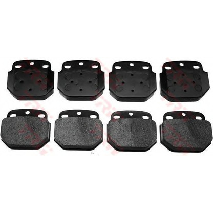 Photo Brake Pad Set, disc brake TRW GDB5061