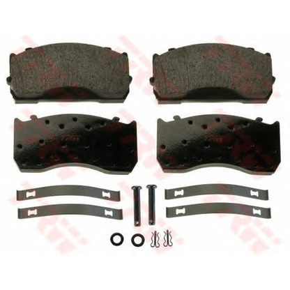 Photo Brake Pad Set, disc brake TRW GDB5073